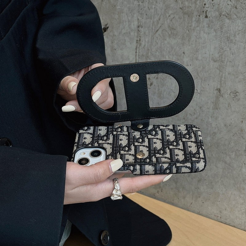 IPhone-Hülle mit CD-Halterung und Kartentasche