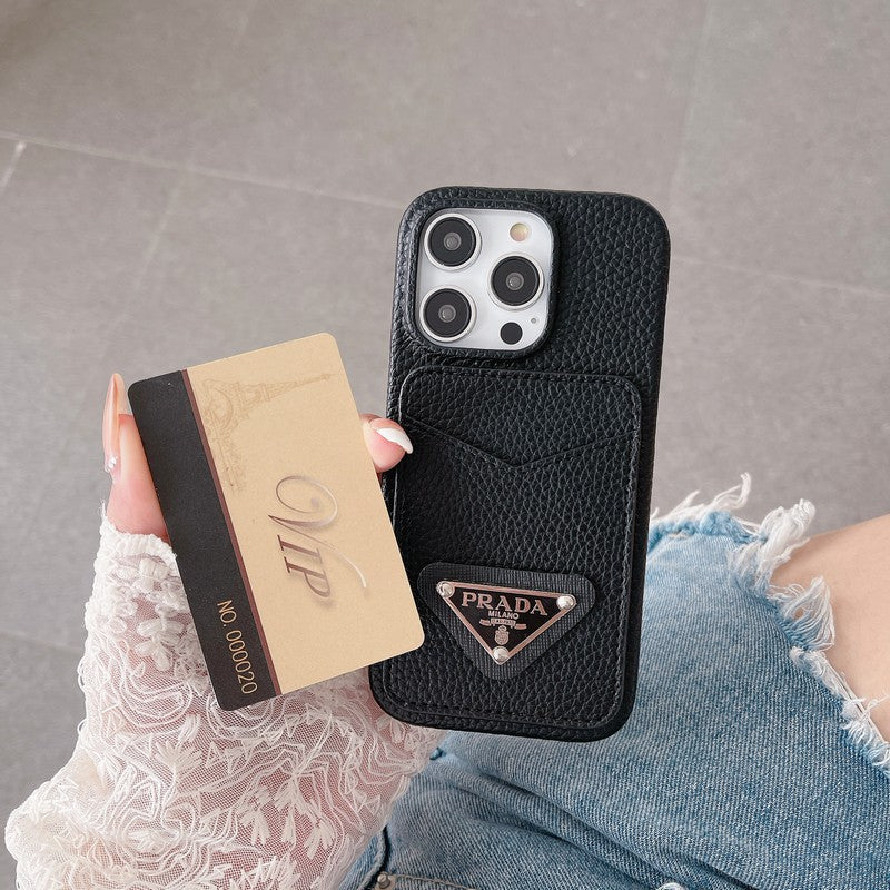 حافظة بطاقات ملونة لآيفون