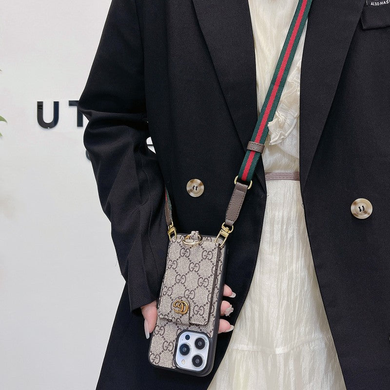 Lou Card Bag Classic Chain iPhone-fodral