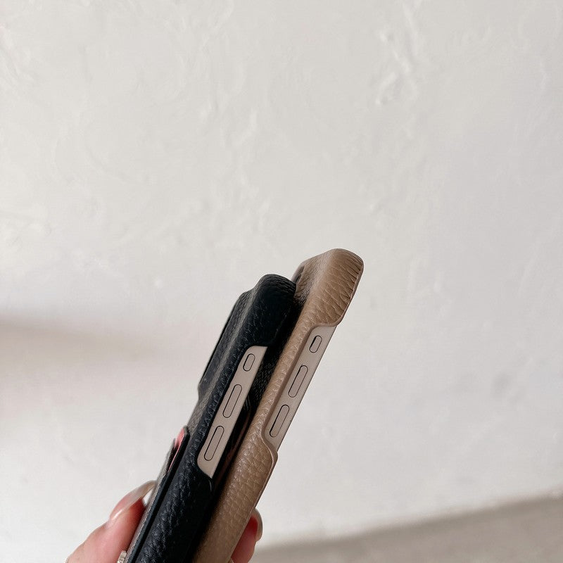 Coa 카드백 가죽 아이폰 케이스