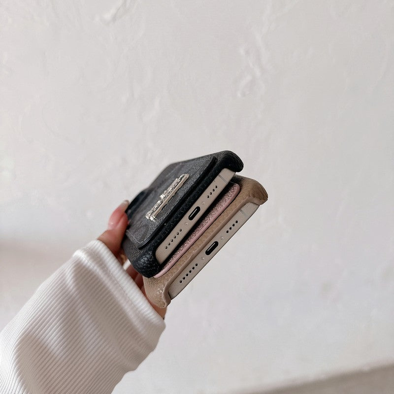 Coa 카드백 가죽 아이폰 케이스