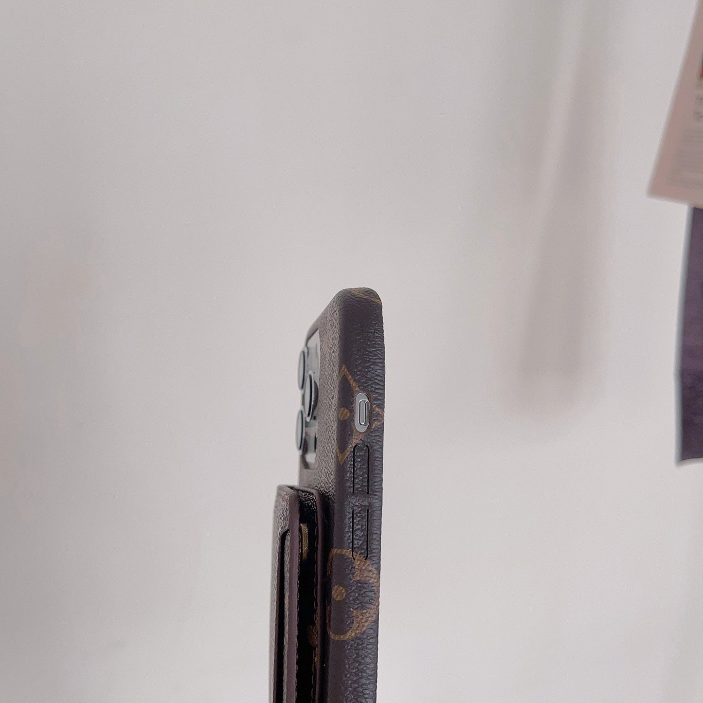 Lou kaarthouder iPhone-hoesje