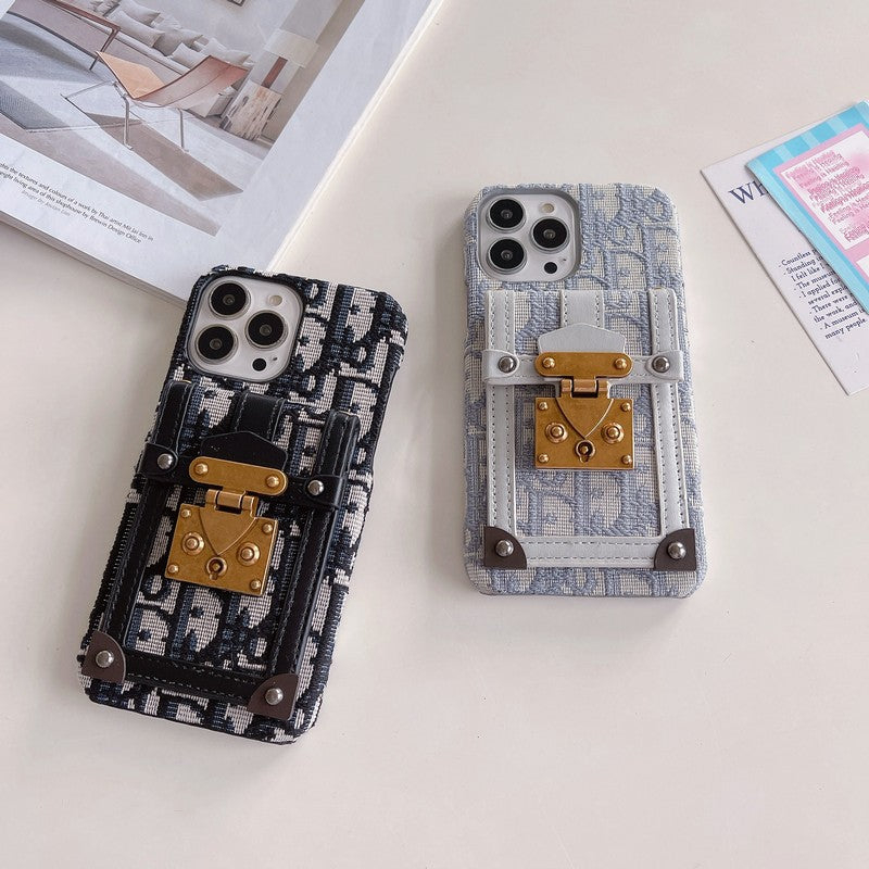 CD-korttilaukku Kangas iPhone-kotelo