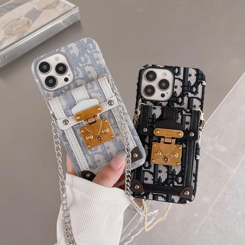 CD-korttilaukku Kangas iPhone-kotelo