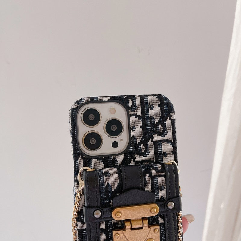 CD-korttilaukku Kangas iPhone-kotelo