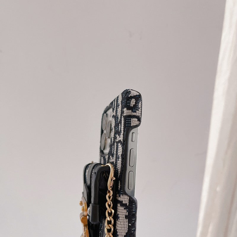 CD-korttilaukku Kangas iPhone-kotelo