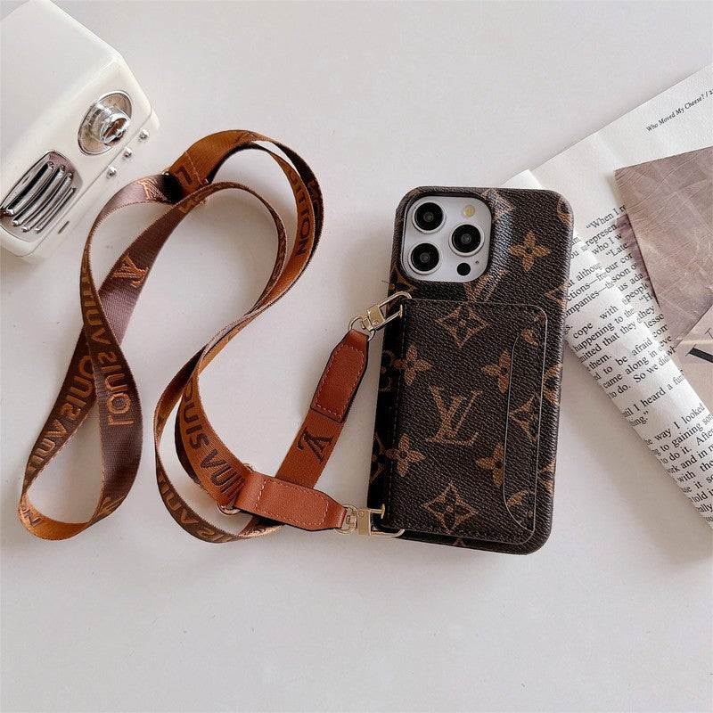 Lou Card Bag Crossbody klassisk iPhone-etui