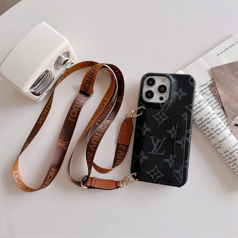 Lou Card Bag Crossbody klassisk iPhone-etui