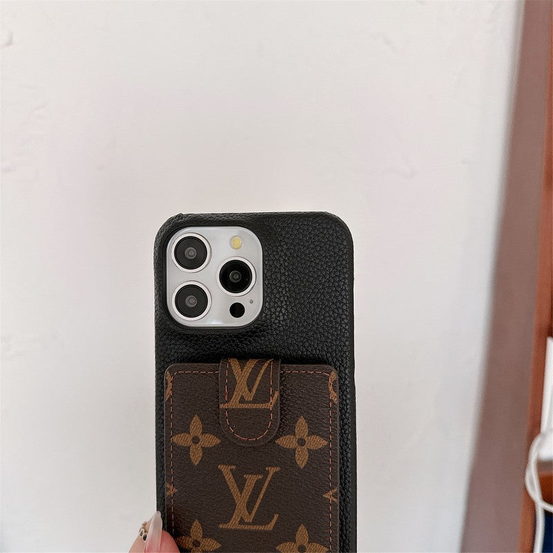 Lou Card Bag Crossbody Chain iPhone Fodral