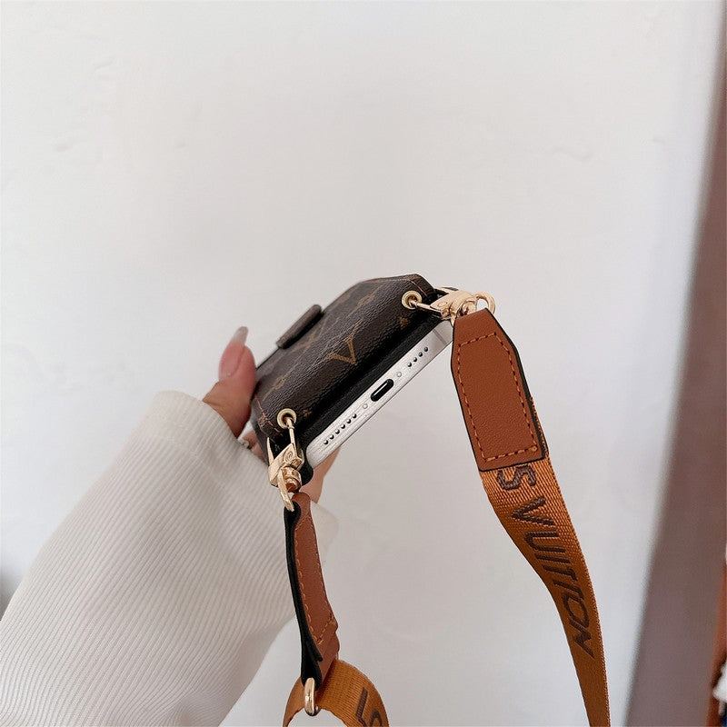 Lou Card Bag Crossbody Chain iPhone Fodral