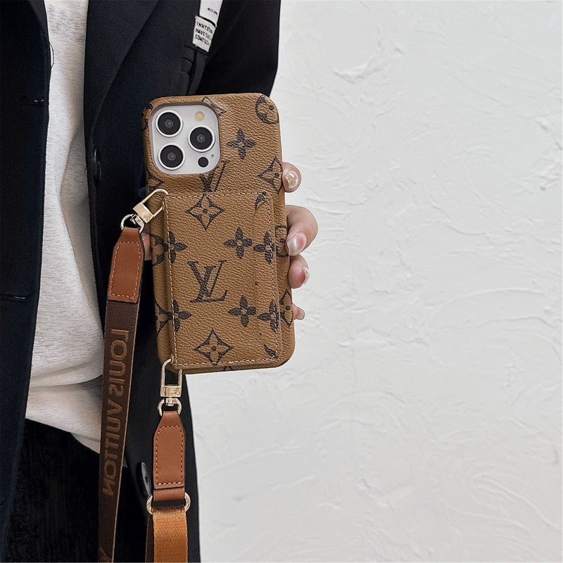 Lou Card Bag Crossbody klassisk iPhone-etui
