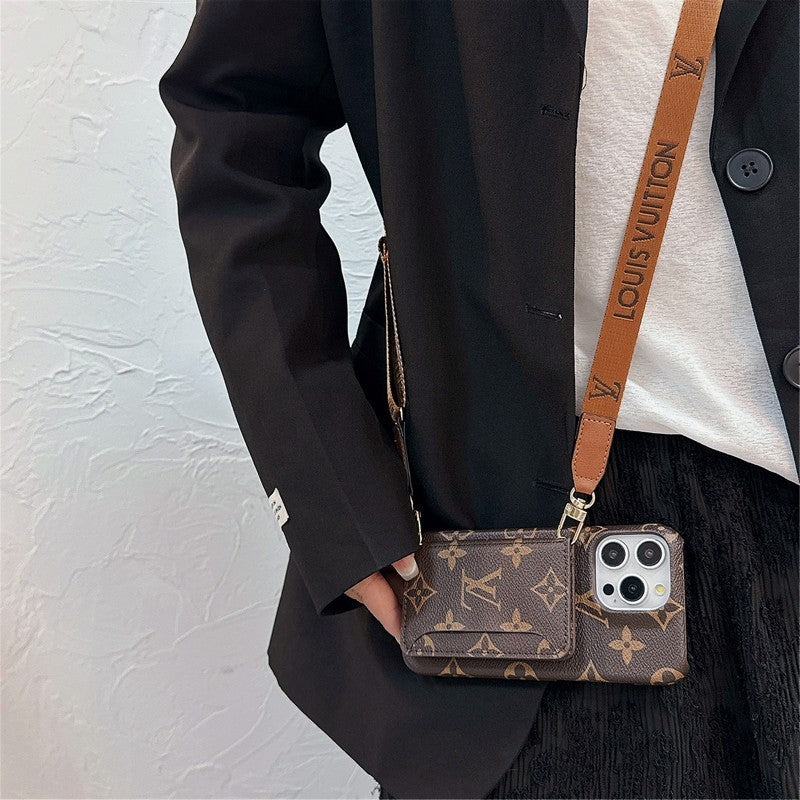 Lou Card Bag Crossbody klassisk iPhone-etui