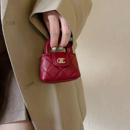 Cute Mini Handbag Style AirPods Case with Chain Strap