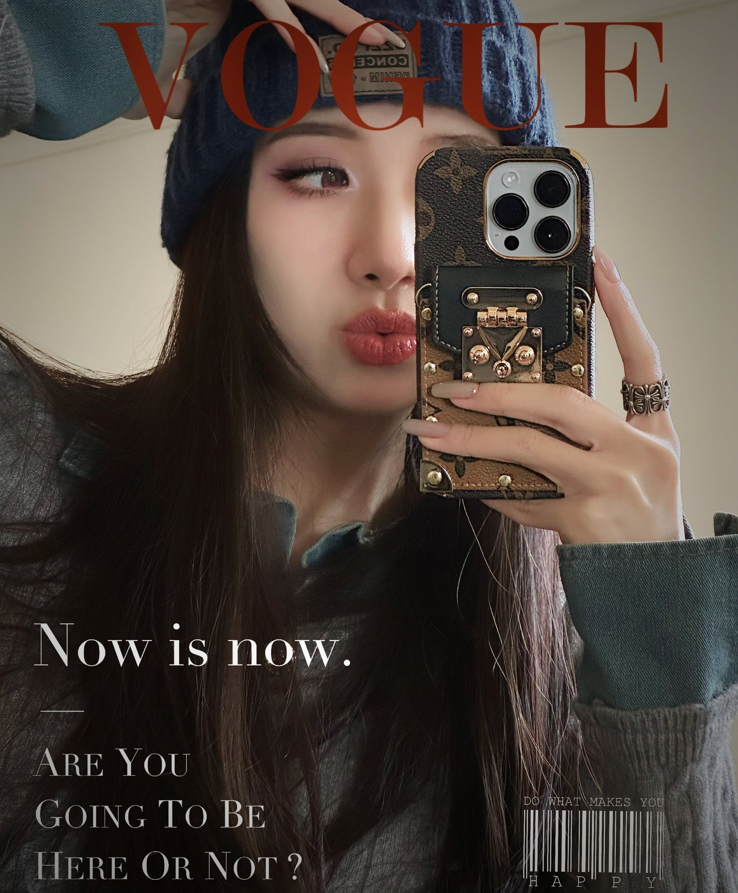 Kožené pouzdro na iPhone Lou Chain