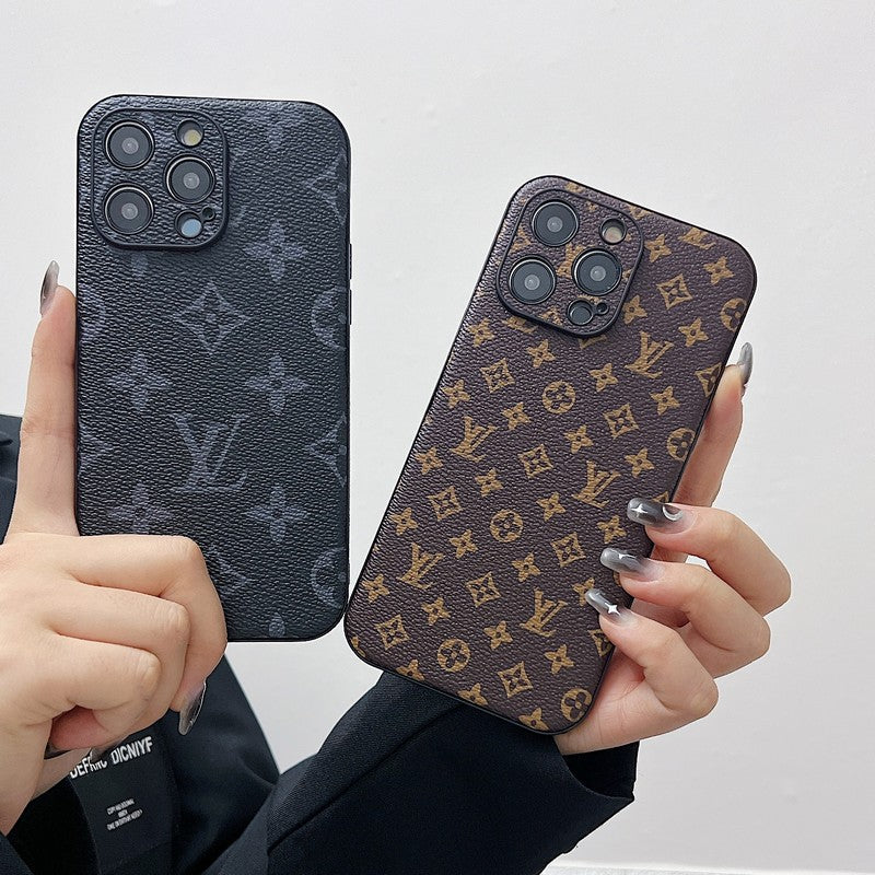 Klasické barevné kožené pouzdro na iPhone Lou