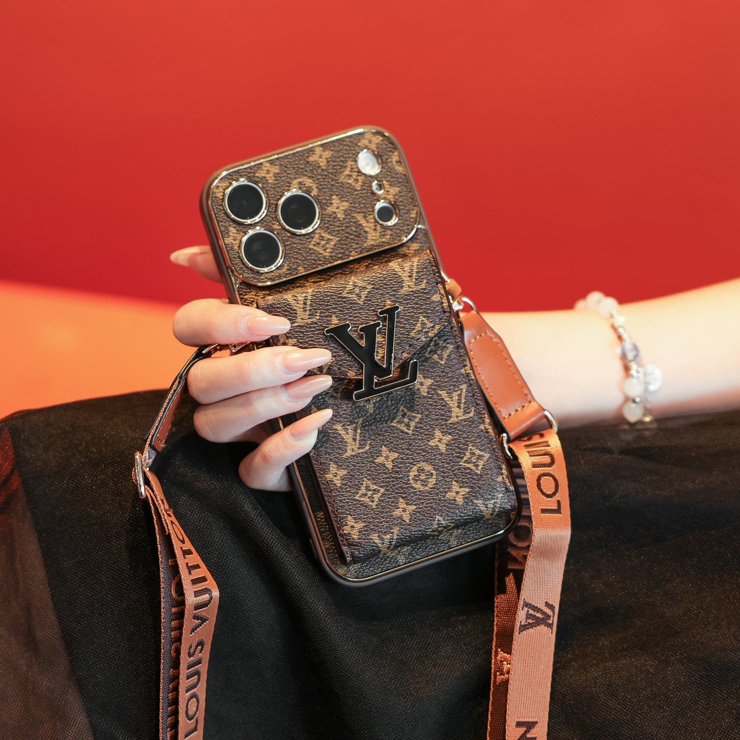 New Classic Luxury Card Holder iPhone Case 013