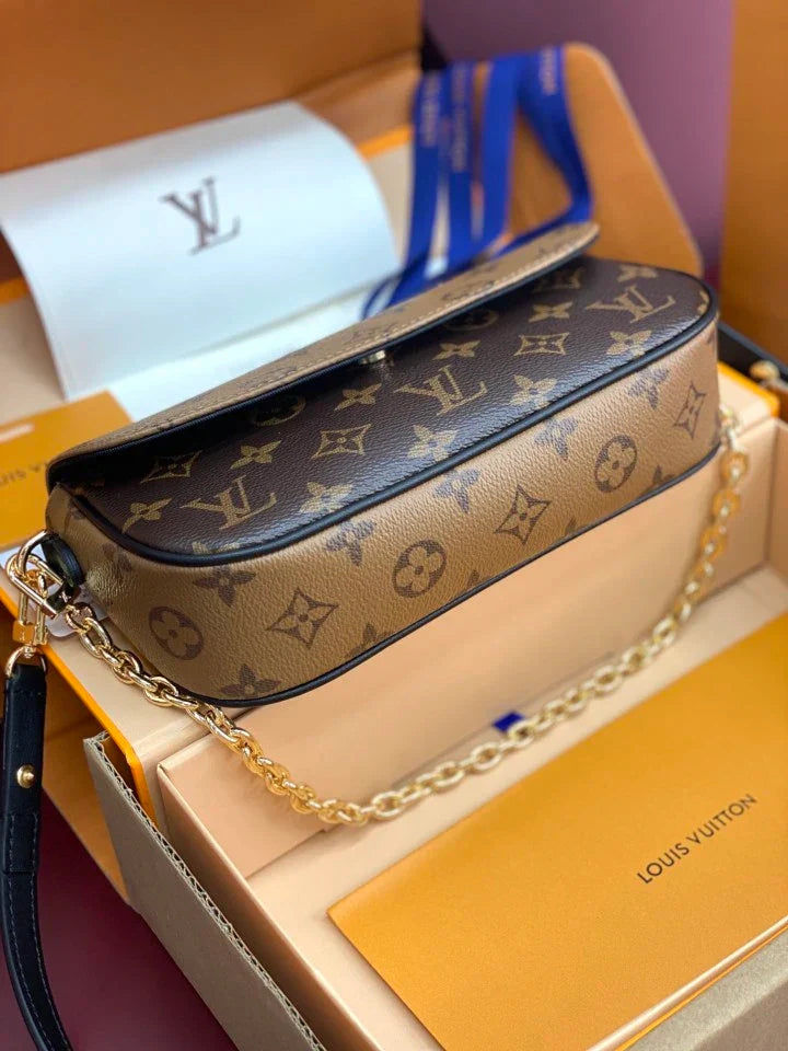 奢華經典花押字單肩包