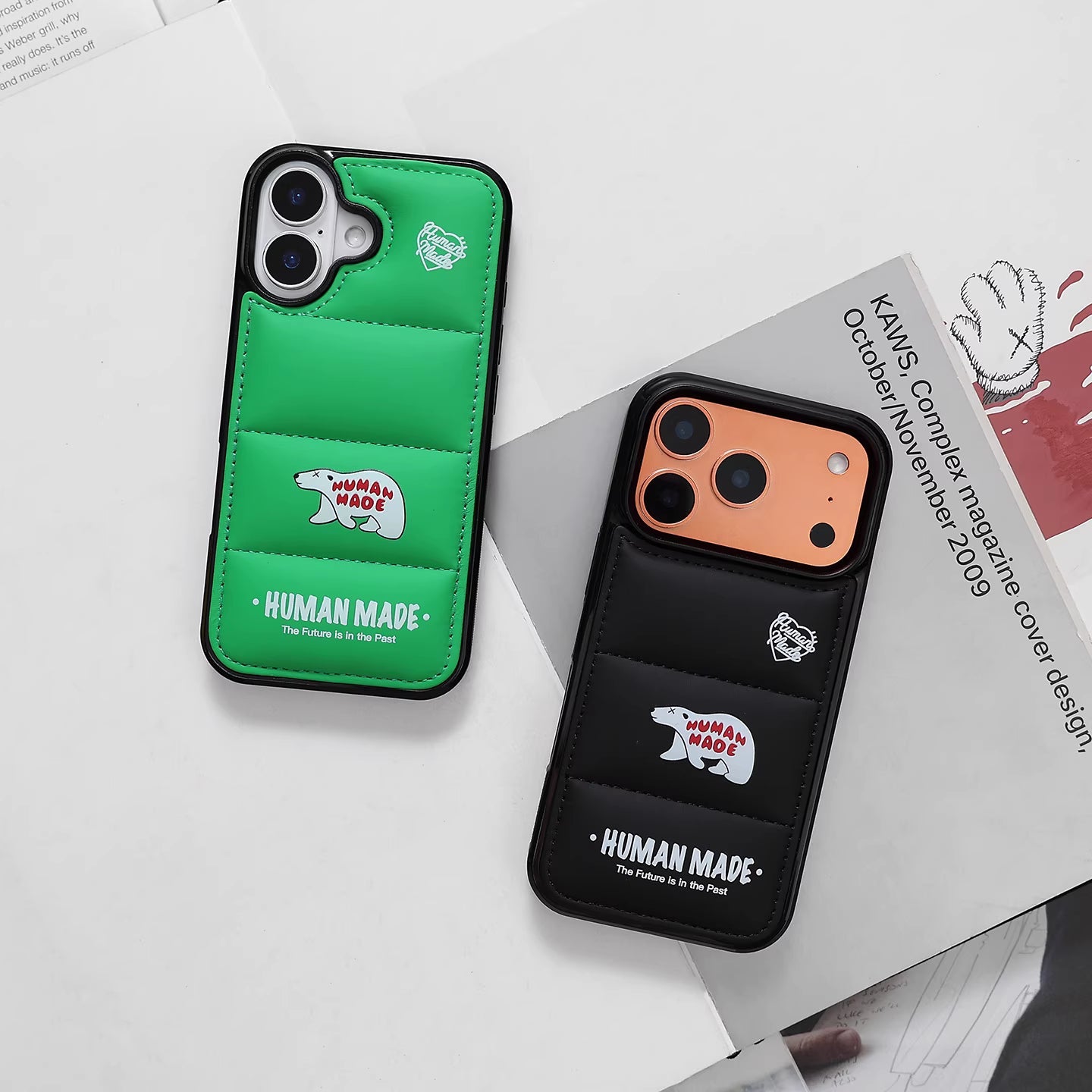 Funda acolchada con oso polar