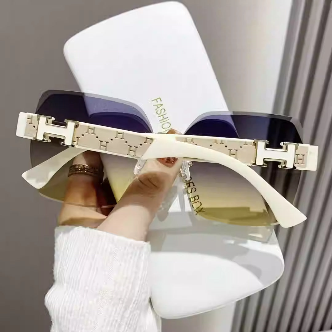 Aangepaste luxe H-zonnebril