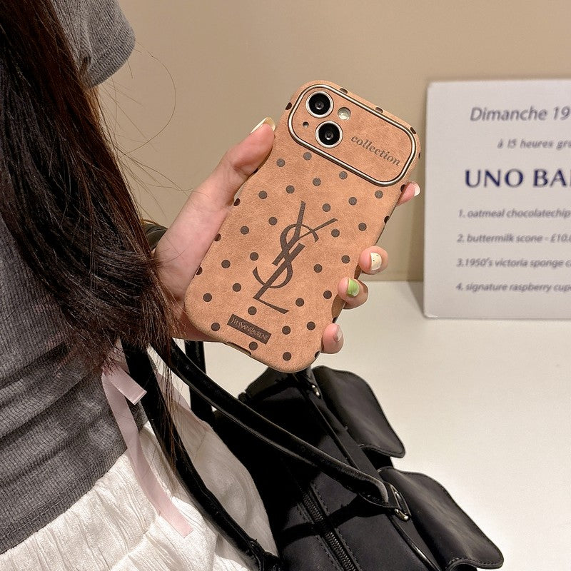 Saint Brown Leather iPhone deksel