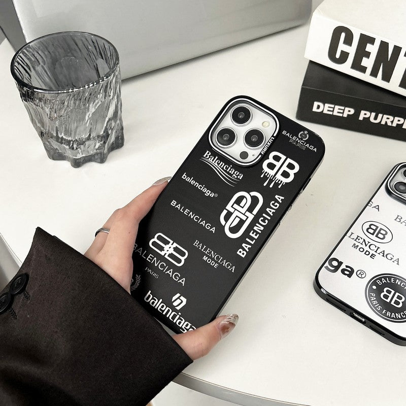 BB Černá & Stříbrný kryt na iPhone