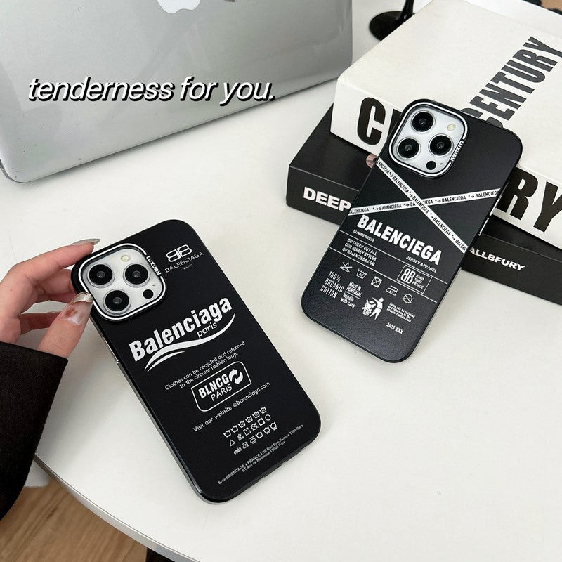 Vinilo o funda para iPhone BB negro