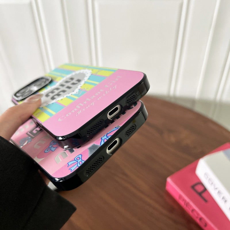 Miu Rosa & Custodia verde per iPhone