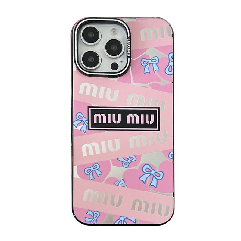Miu Rosa & Custodia verde per iPhone