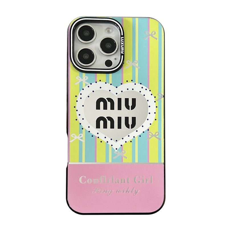 Miu Rosa & Custodia verde per iPhone