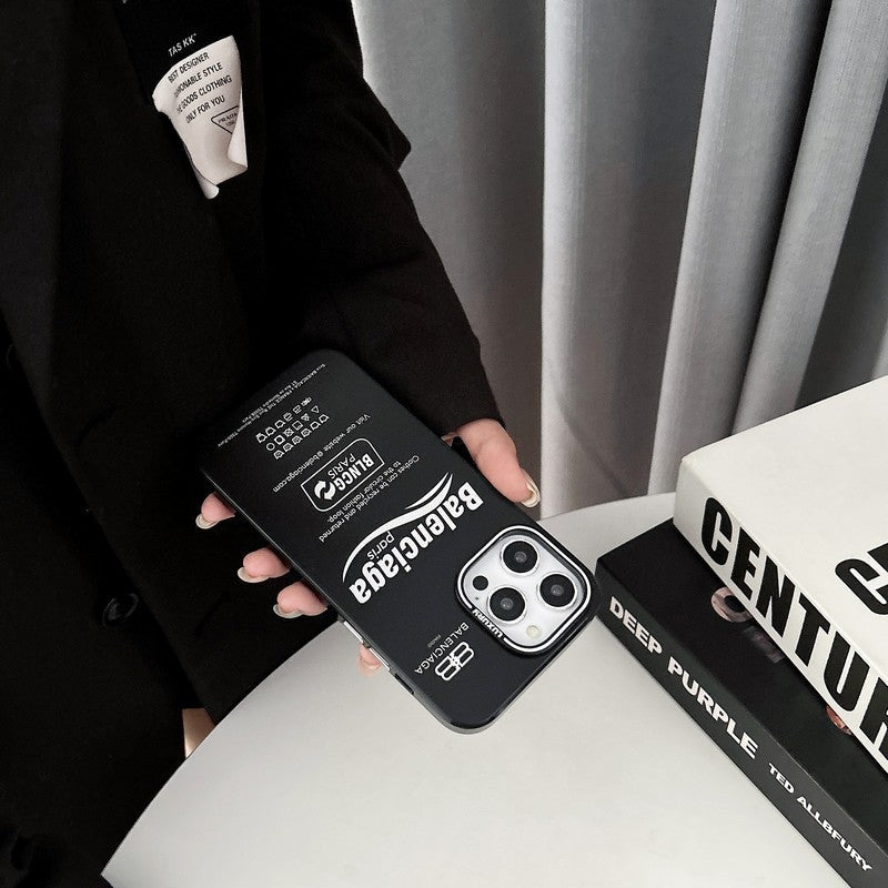 Vinilo o funda para iPhone BB negro