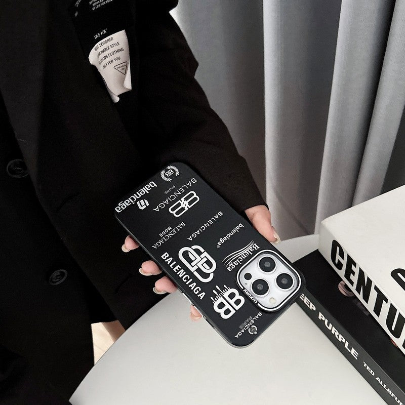 BB Černá & Stříbrný kryt na iPhone