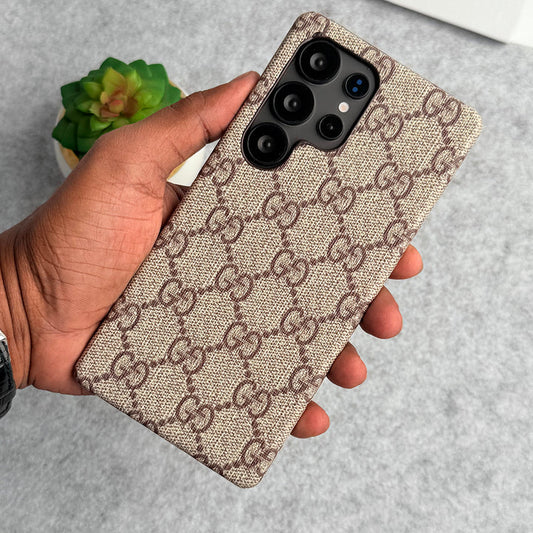 Luxury GG Patern Pu Leather Case For Samsung Galaxy