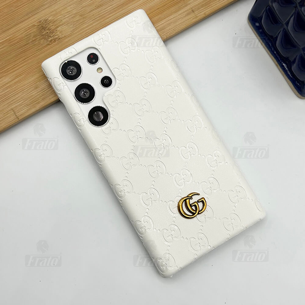 三星 Galaxy 豪華 GG 時尚品牌皮革保護殼