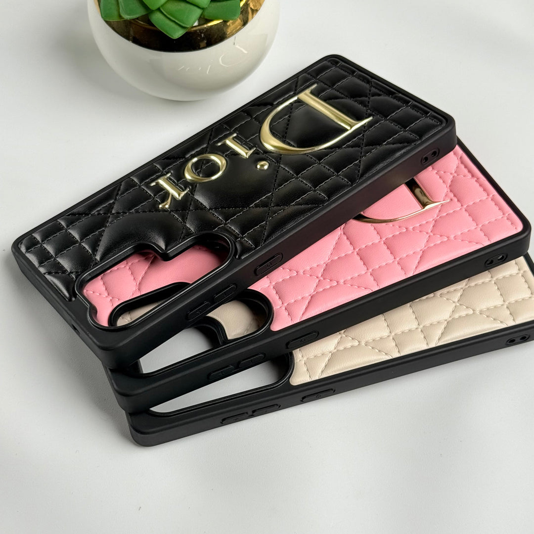 三星 Galaxy 奢華品牌 Dior 皮革保護殼