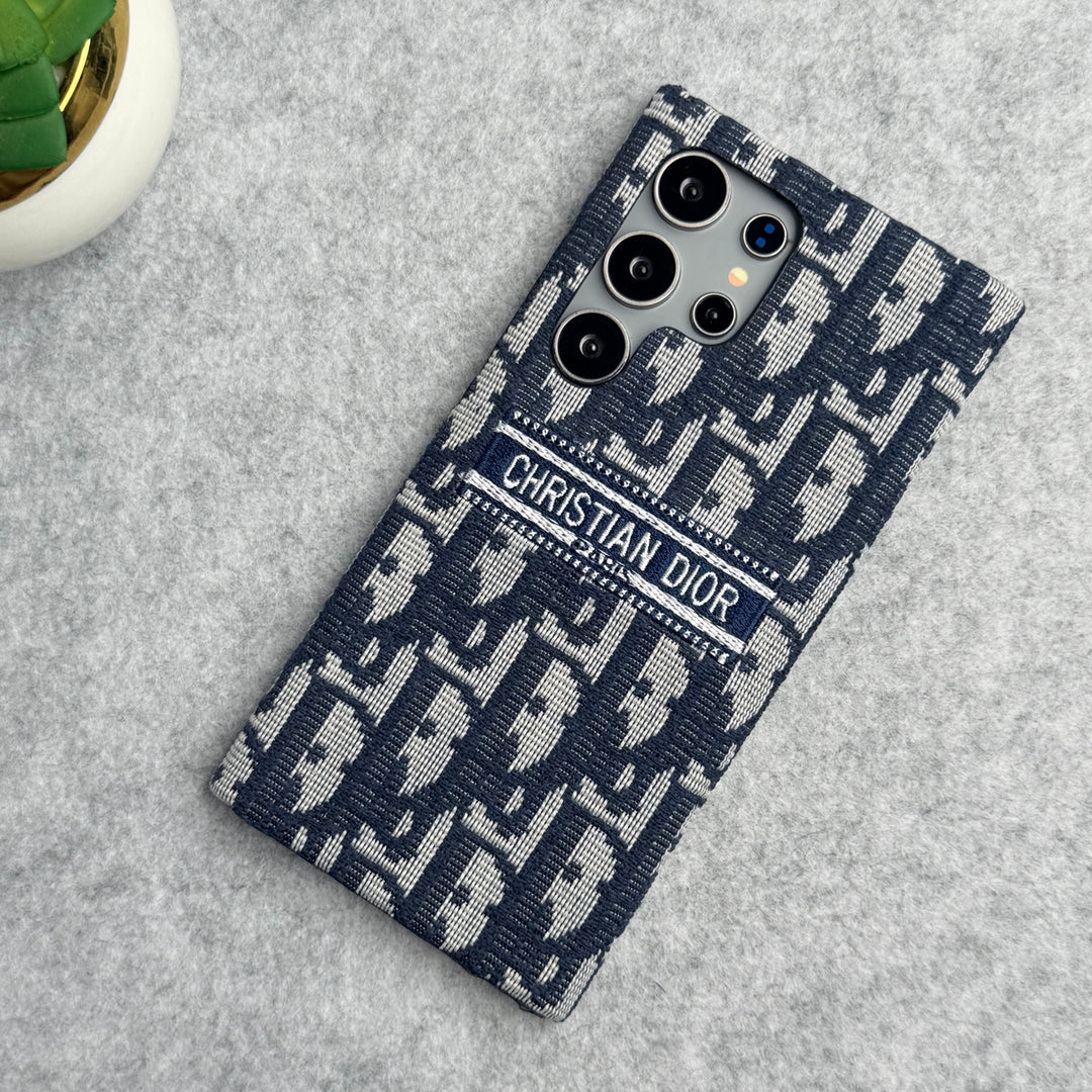 三星 Galaxy 豪華 C Dior 品牌設計保護殼