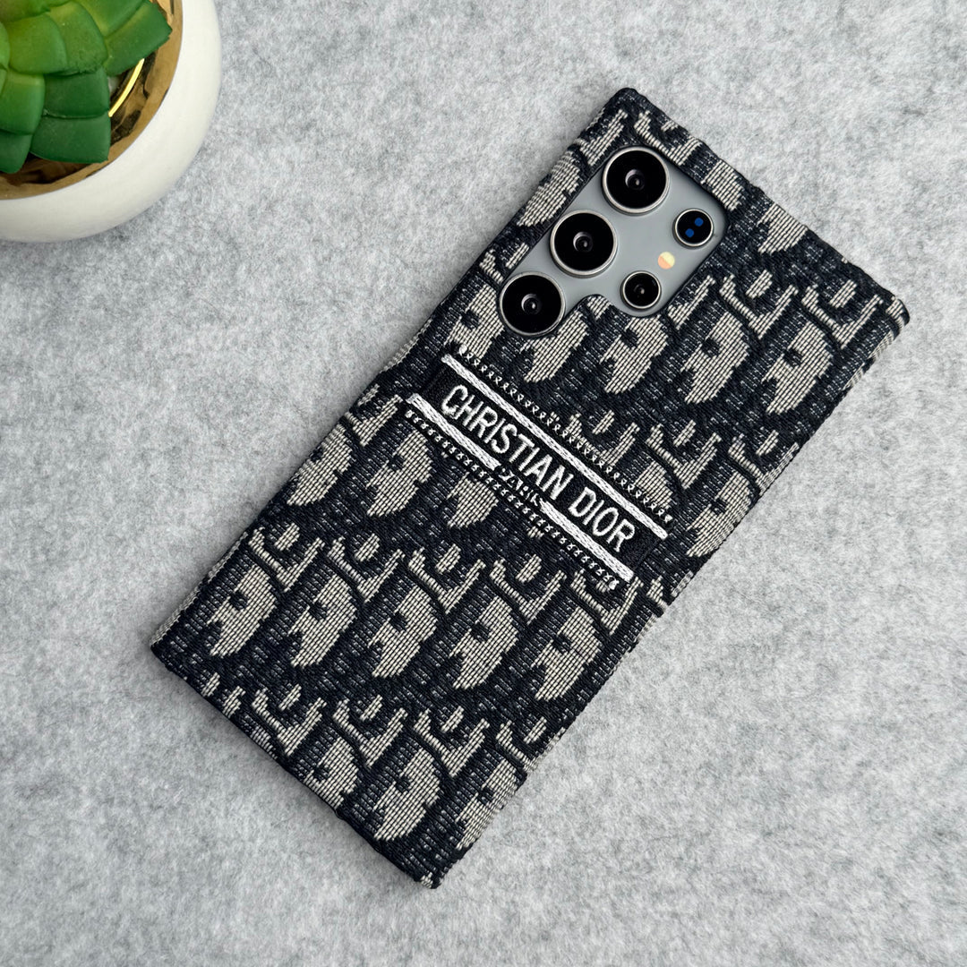 三星 Galaxy 豪華 C Dior 品牌設計保護殼