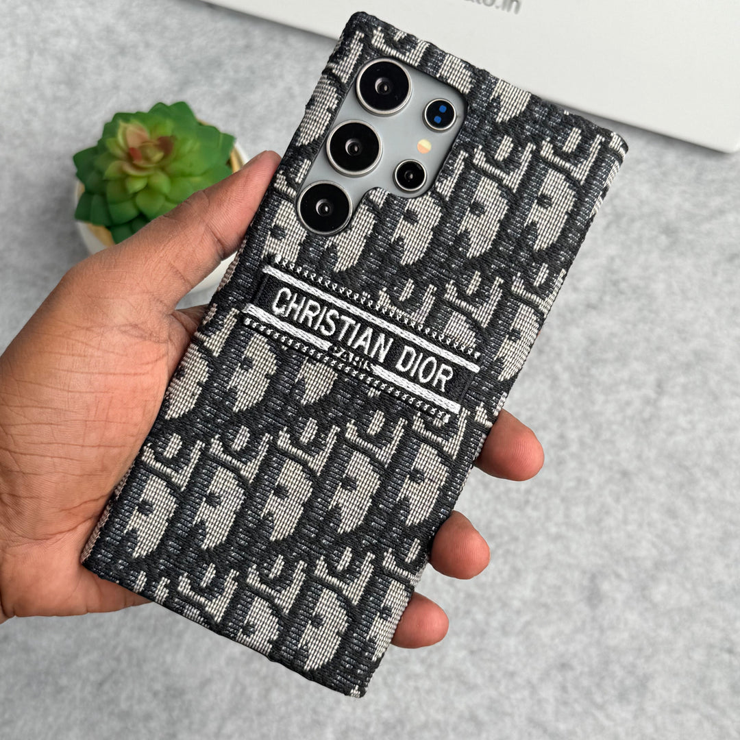 三星 Galaxy 豪華 C Dior 品牌設計保護殼