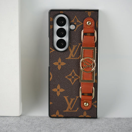 奢華品牌錶帶保護殼適用於三星 Z Fold 7-4