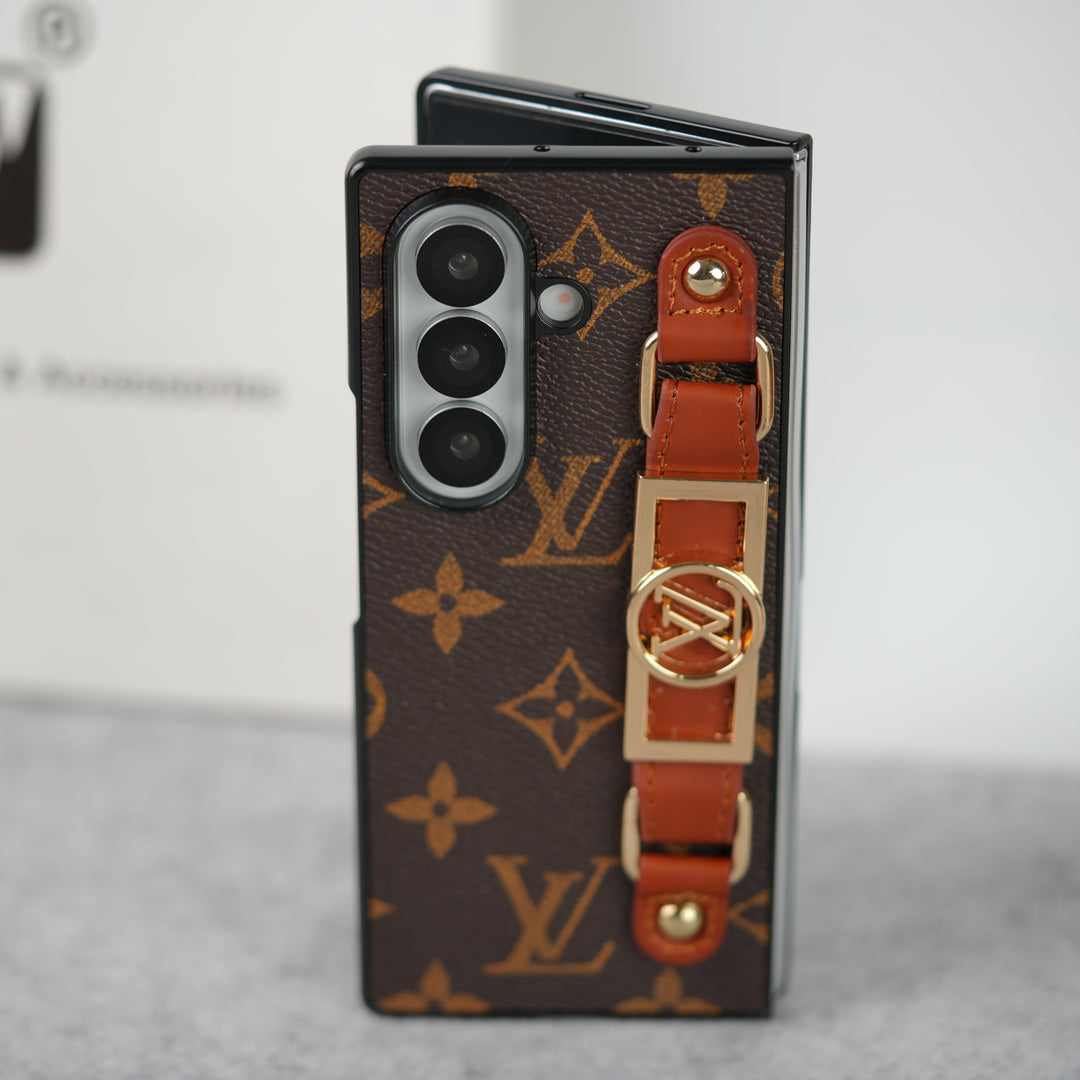 奢華品牌錶帶保護殼適用於三星 Z Fold 7-4