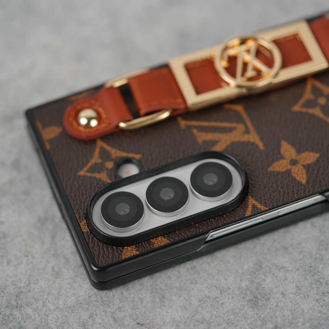 奢華品牌錶帶保護殼適用於三星 Z Fold 7-4