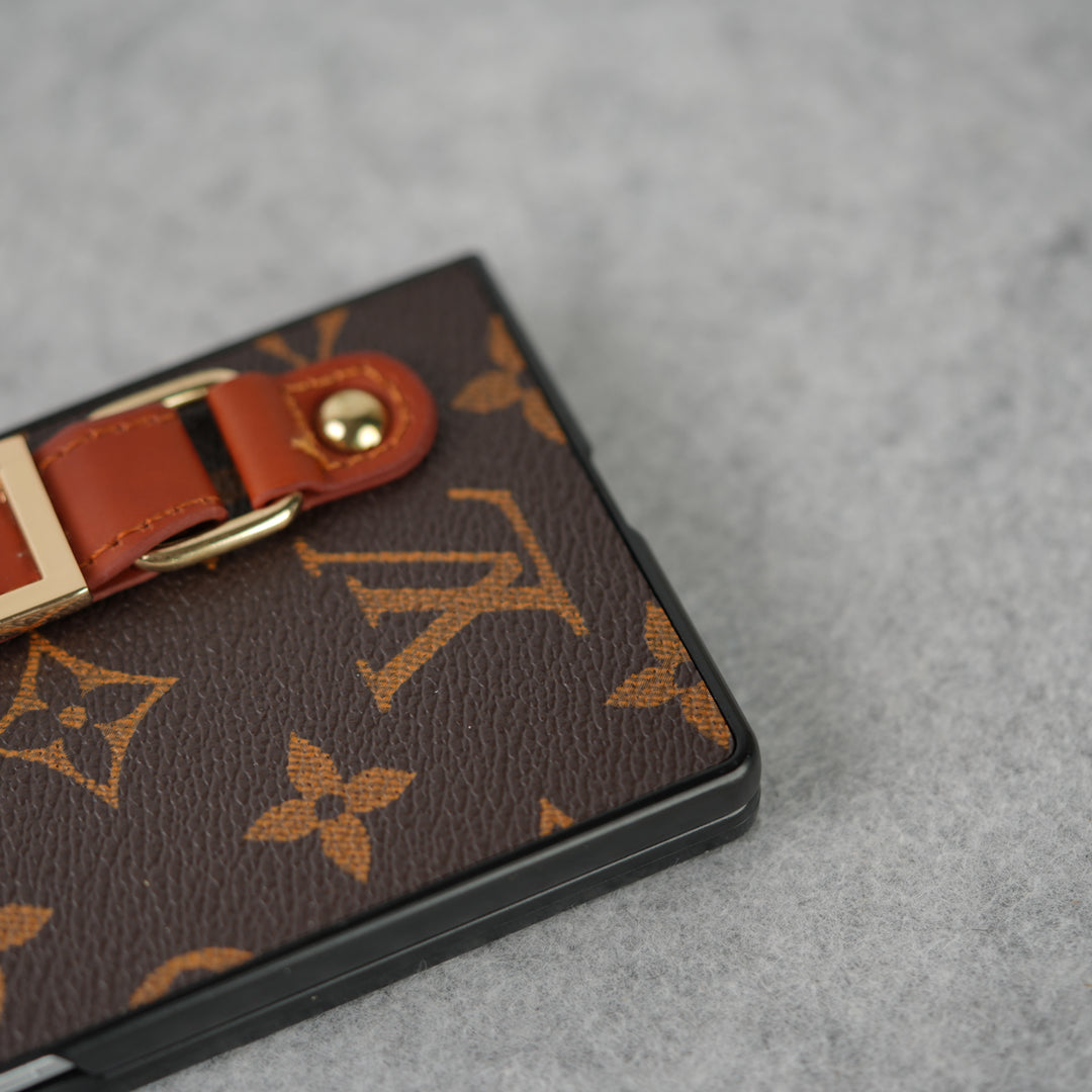 奢華品牌錶帶保護殼適用於三星 Z Fold 7-4