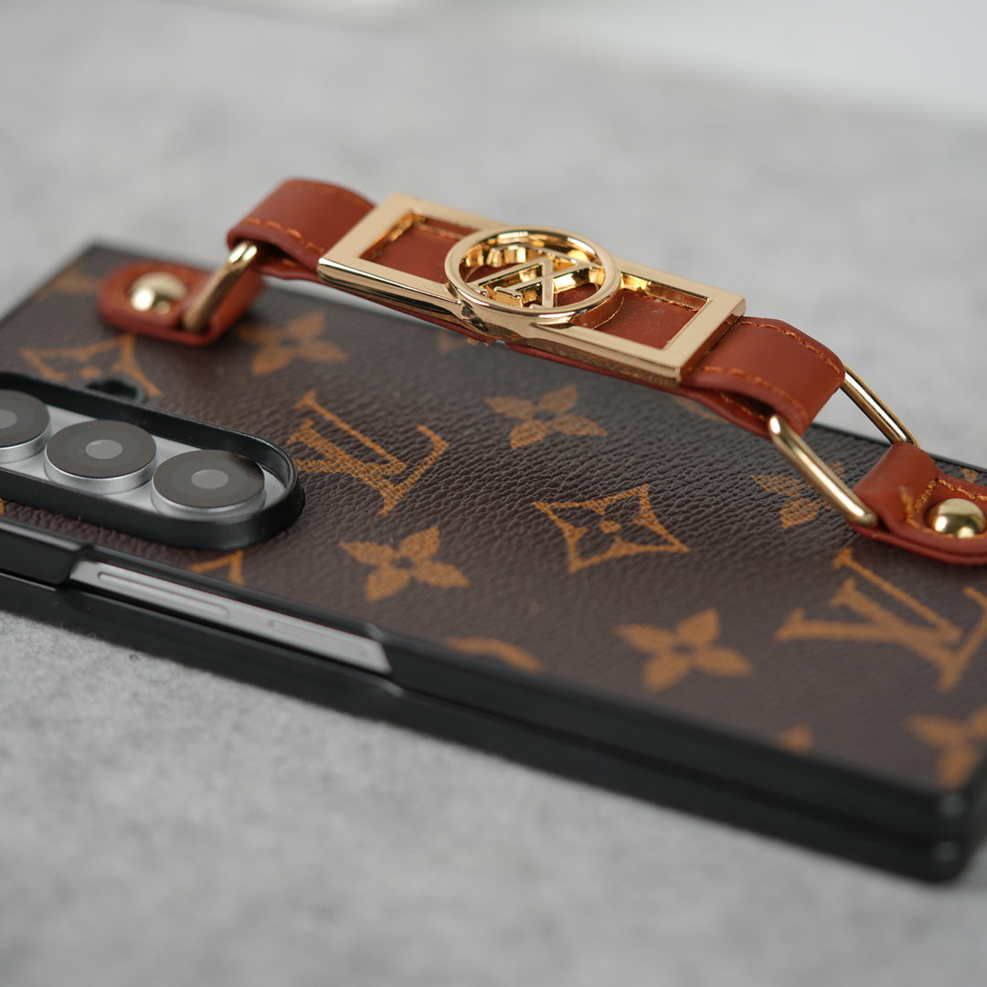 奢華品牌錶帶保護殼適用於三星 Z Fold 7-4