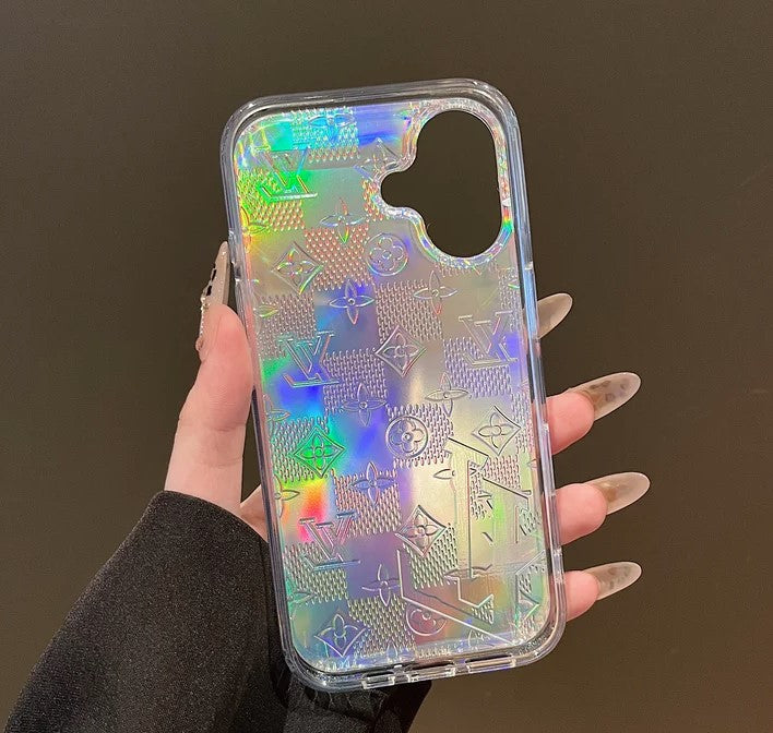 Monogram Cartoon Drip iPhone Case