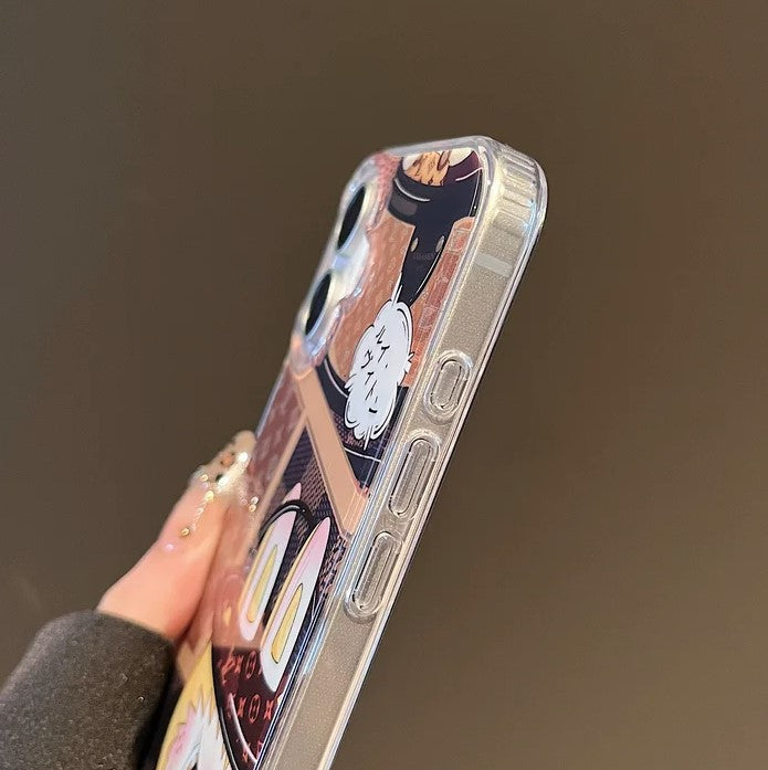 Monogram Cartoon Drip iPhone Case