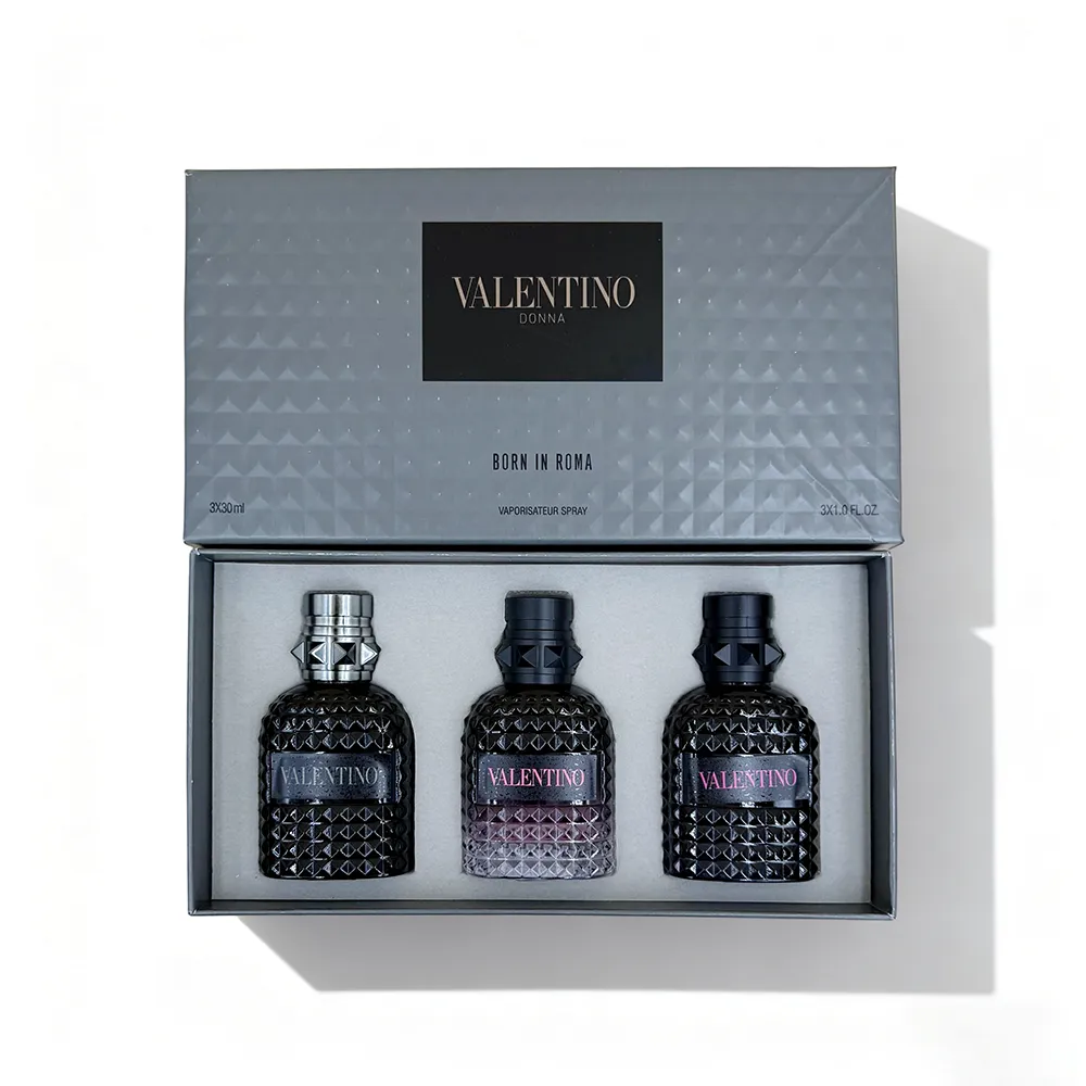 Lentino Mittelgroßes schwarzes 3-teiliges Set