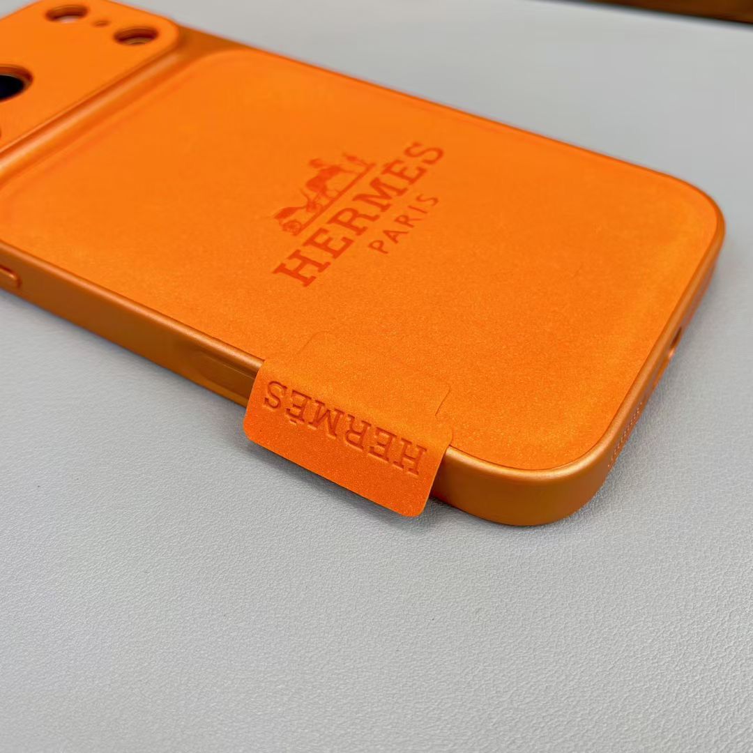 Hermes 高級皮革 iPhone 保護殼 – 奢華保護
