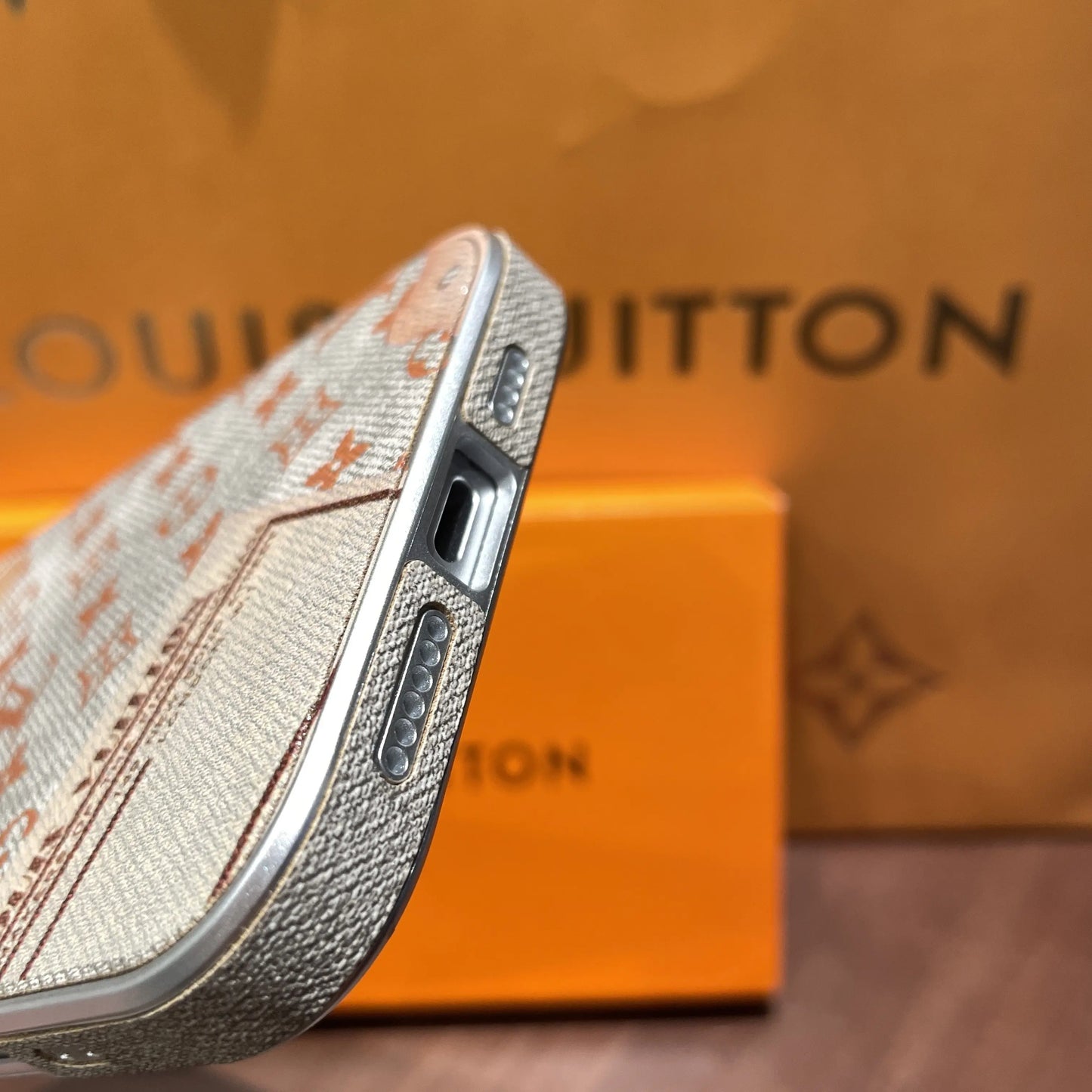 Vintage Envelope-Style Leather Phone Case