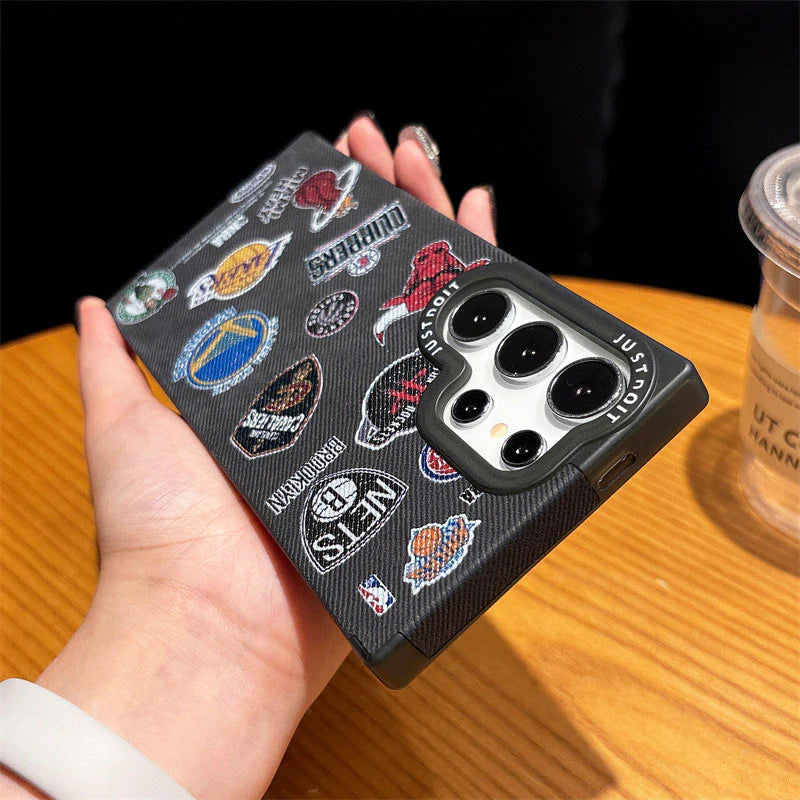 Basket Ball NBA Design Magnetic Samsung Case