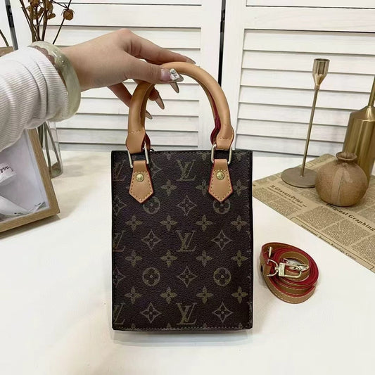 經典手提包，帶斜挎帶