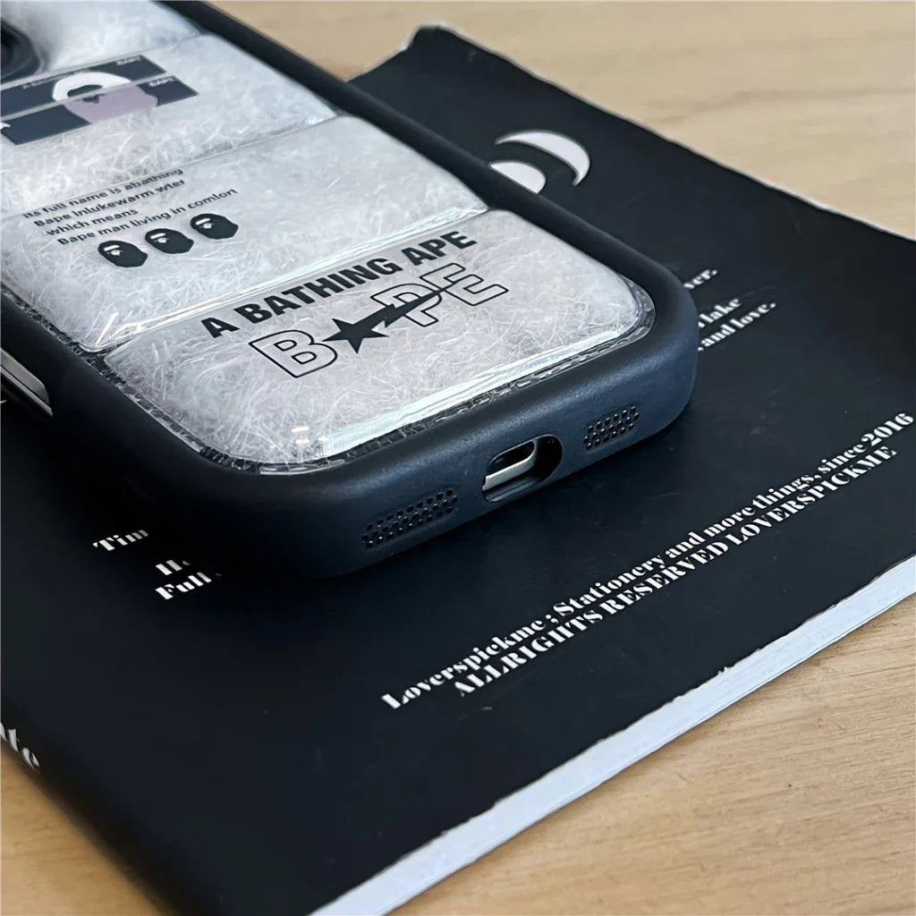 AApe Design Clear iPhone Case